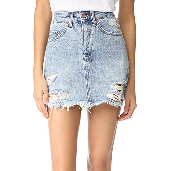 Ksubi Skirts Ksubi Mini Moss Denim Skirt Poshmark